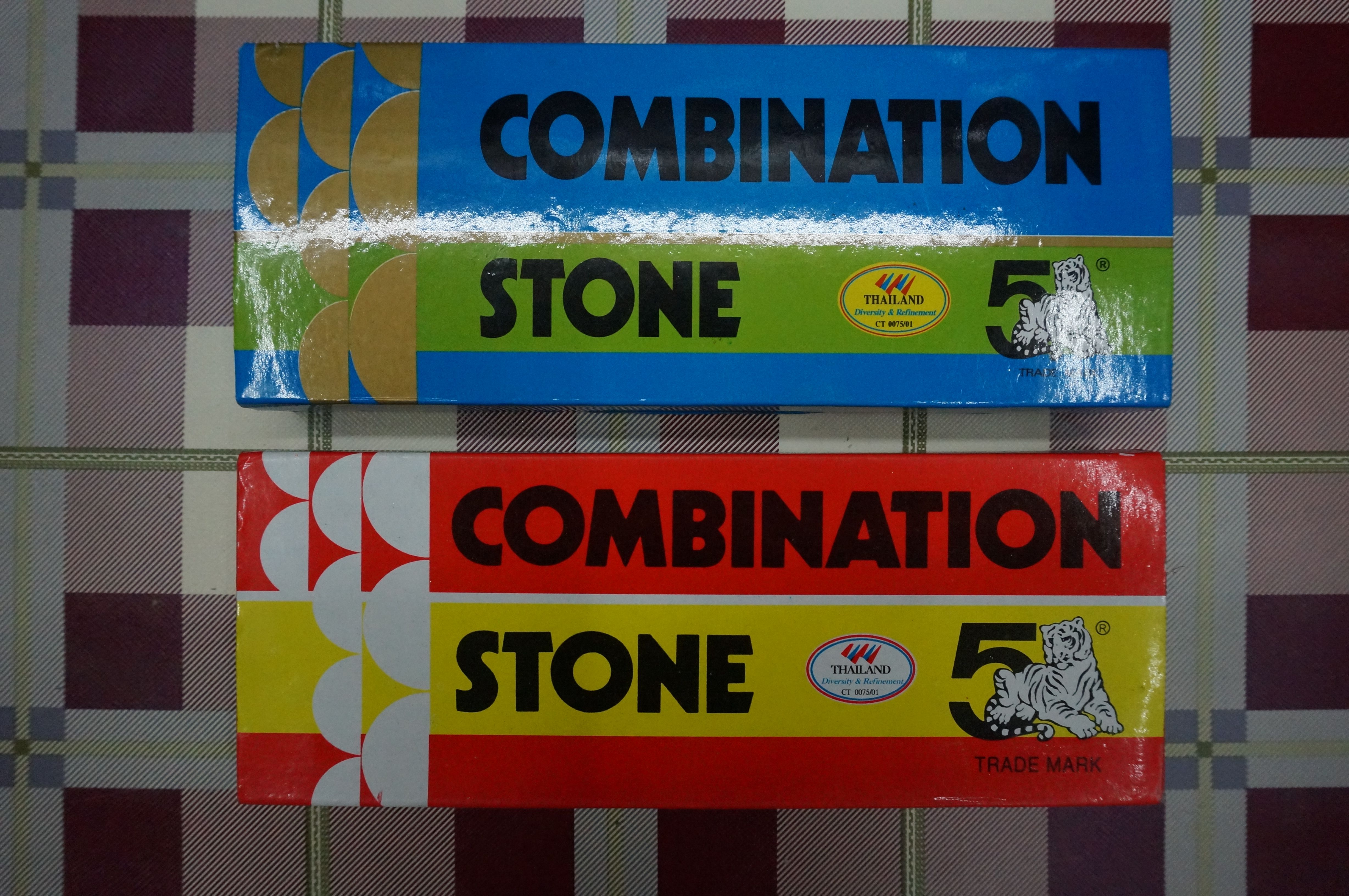 Factory Direct Sales Five Tiger 8X3x1 Inch Blue Box A Grade Black Silicon Carbide Whetstone, Whetstone, Whetstone