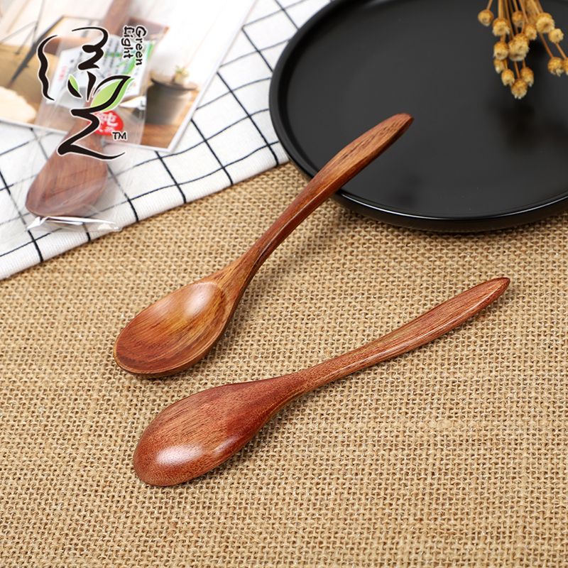 Old lacquer irregular-shaped small pointed spoon 14.5*3.0CM coffee spoon, hot pot seasoning spoon, stirring rod small spoon, special measuring spoon for milk tea and honey seasonings details Picture