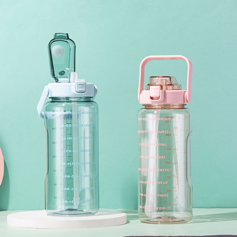 2000ML Yiben Zunshang large-capacity space cup, outdoor sports cup, plastic water bottle Specification image