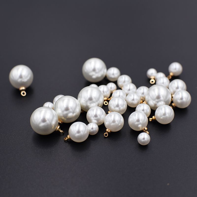 8mm高档圆珠仿珍珠kc金羊眼吊坠图