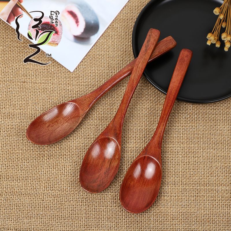 Dark long-handled spoon 20*4.0CM coffee spoon, hot pot seasoning spoon, stirring rod, small spoon, special measuring spoon for milk tea and honey seasonings