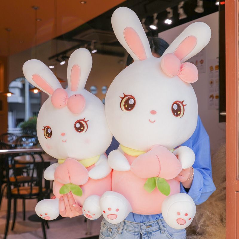 可爱兔子毛绒玩具公仔小白兔玩偶女童布偶娃娃玩具女孩女生日礼物图