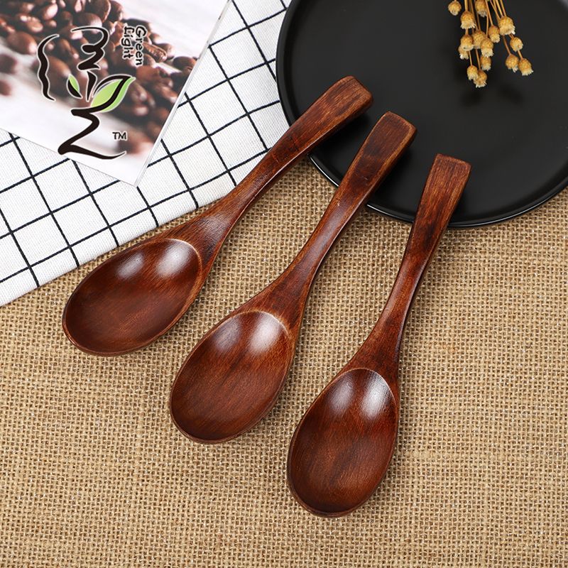 Old lacquer imitation ceramic spoon 17*4.0CM coffee spoon, hot pot seasoning spoon, stirring rod, small spoon, special measuring spoon for milk tea and honey seasonings full figure