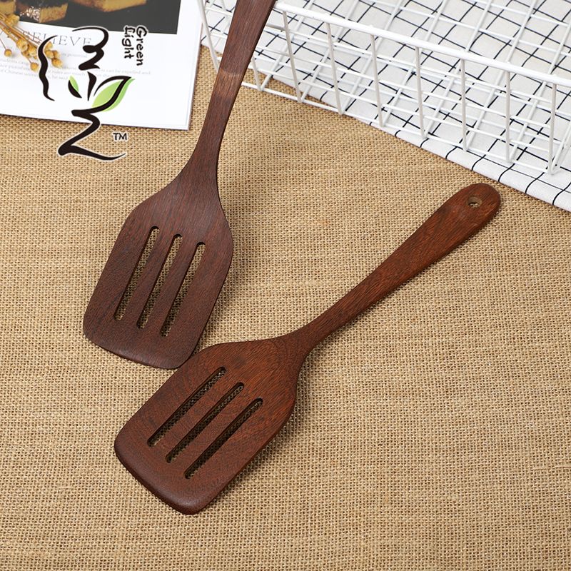Chicken wing spatula, wooden spatula, 30*7.5CM, non-stick pan spatula, household non-stick pan spatula, wooden spoon, high-temperature resistant wooden cooking spatula details Picture