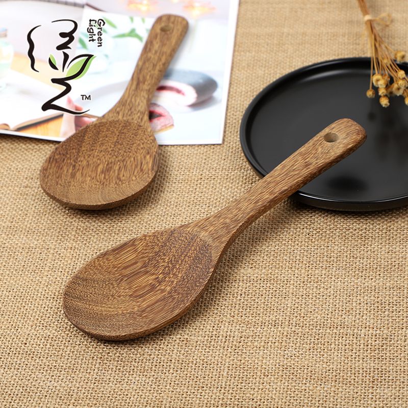Chicken wing wooden rice spoon 22*7.3CM, rice serving spoon, rice digging spoon, rice cooker spoon, eco-friendly solid wood rice serving spoon, rice breaking spoon, household wooden rice spatula Specification drawing