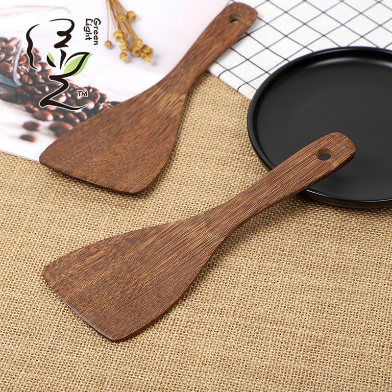 Chicken wing wood rice spoon 22*7.8CM rice spatula rice spoon rice cooker rice spoon non-stick pan 2 rice spoons Specification drawing