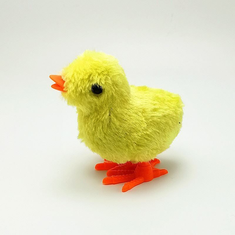Wind-up chicken stuffed rooster toy Cartoon Wind-up rabbit children's toy stall toy Application Scenario