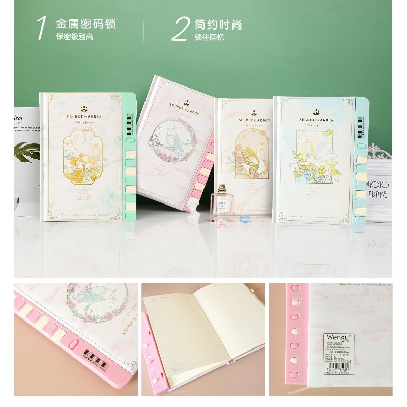 Wengu Stationery Factory offers direct sales of piano key password notebooks