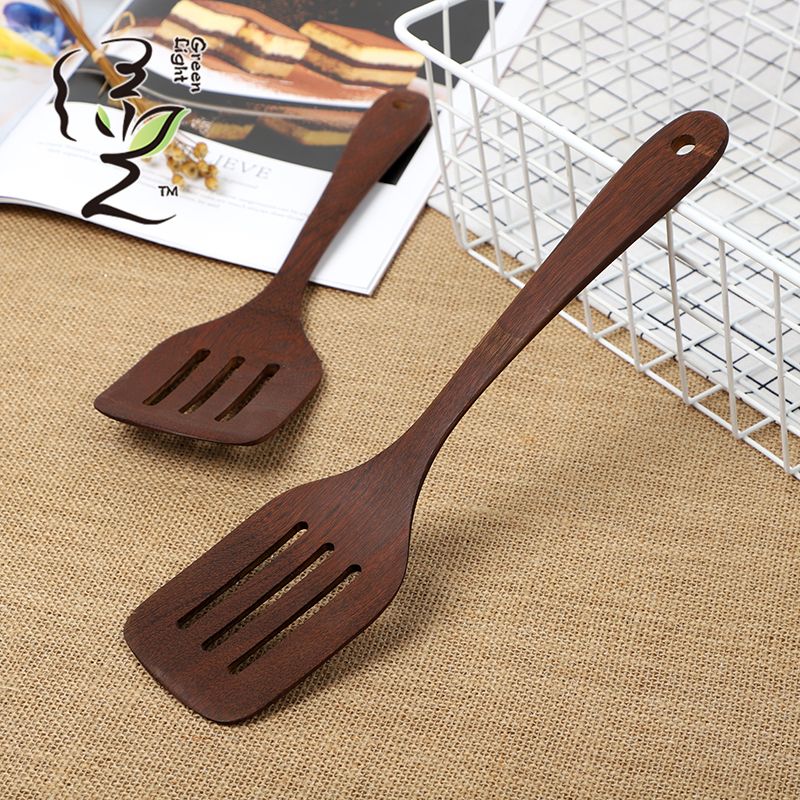 Chicken wing spatula, wooden spatula, 30*7.5CM, non-stick pan spatula, household non-stick pan spatula, wooden spoon, high-temperature resistant wooden cooking spatula Specification drawing