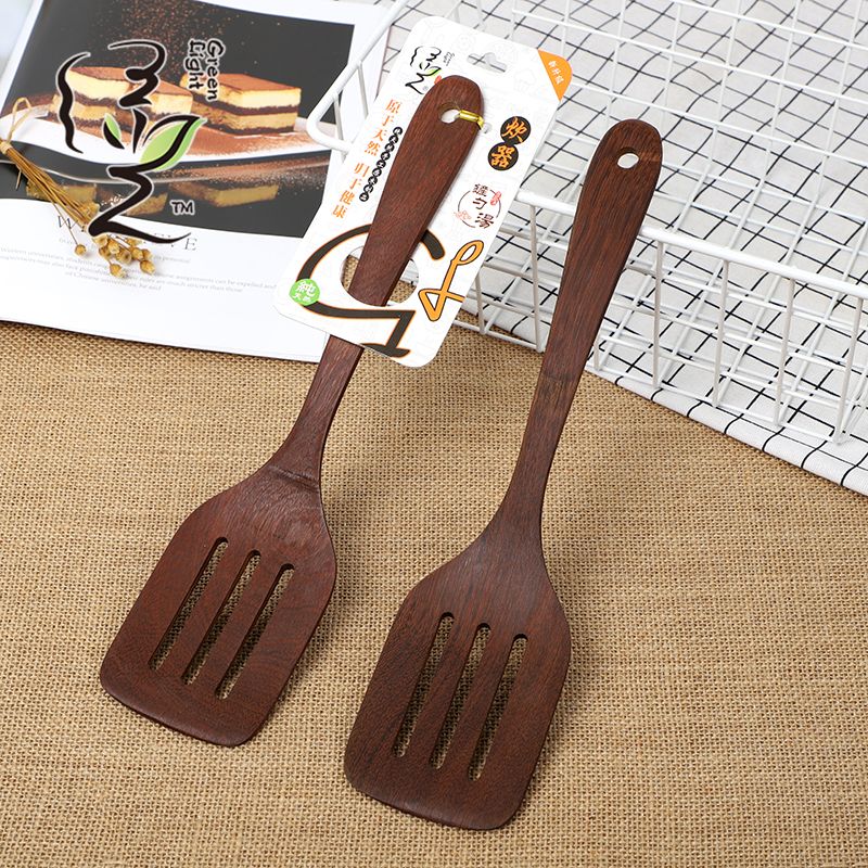 Chicken wing spatula, wooden spatula, 30*7.5CM, non-stick pan spatula, household non-stick pan spatula, wooden spoon, high-temperature resistant wooden cooking spatula full figure