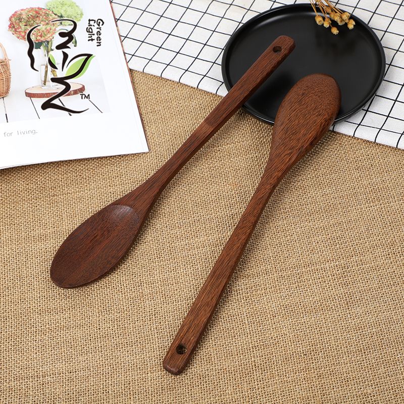Chicken wing salad spoon 30*5.5CM mixing spoon soup spoon non-stick pan spoon details Picture