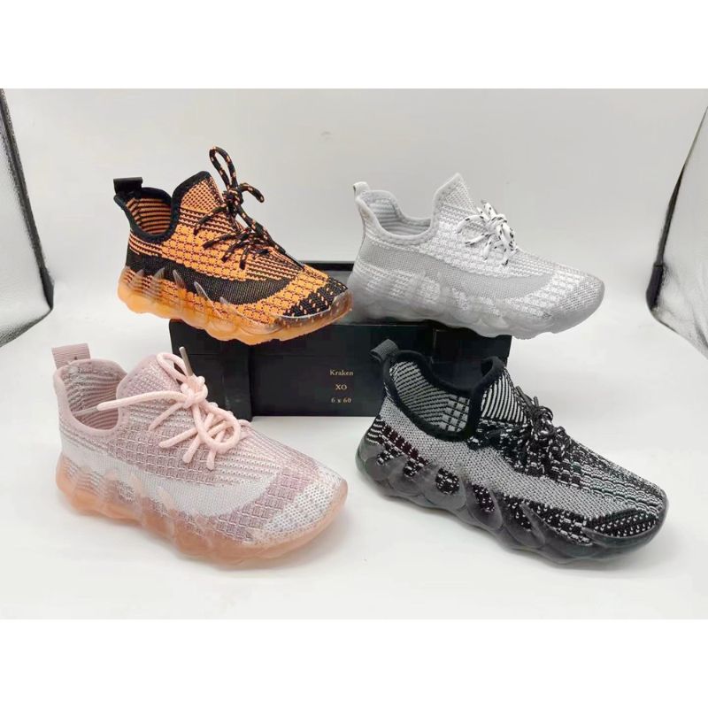 Sports Shoes Cushioning Wear-Resistant Running Shoes New Flying Woven Breathable Men's And Women's Spring And Autumn Non-Slip Casual Shoes 4324 Bbk Shoes Specification drawing