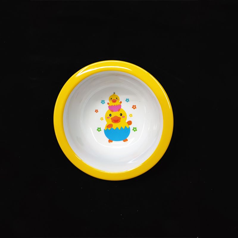 密胺餐具5.9寸儿童圆碗大号可爱宝宝碗幼儿园饭碗儿童创意餐具详情图5