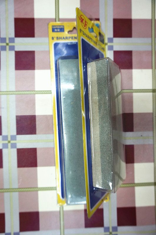 Supply 8-Inch Card Packaging Double-Sided Whetstone, Whetstone, Whetstone Specification drawing