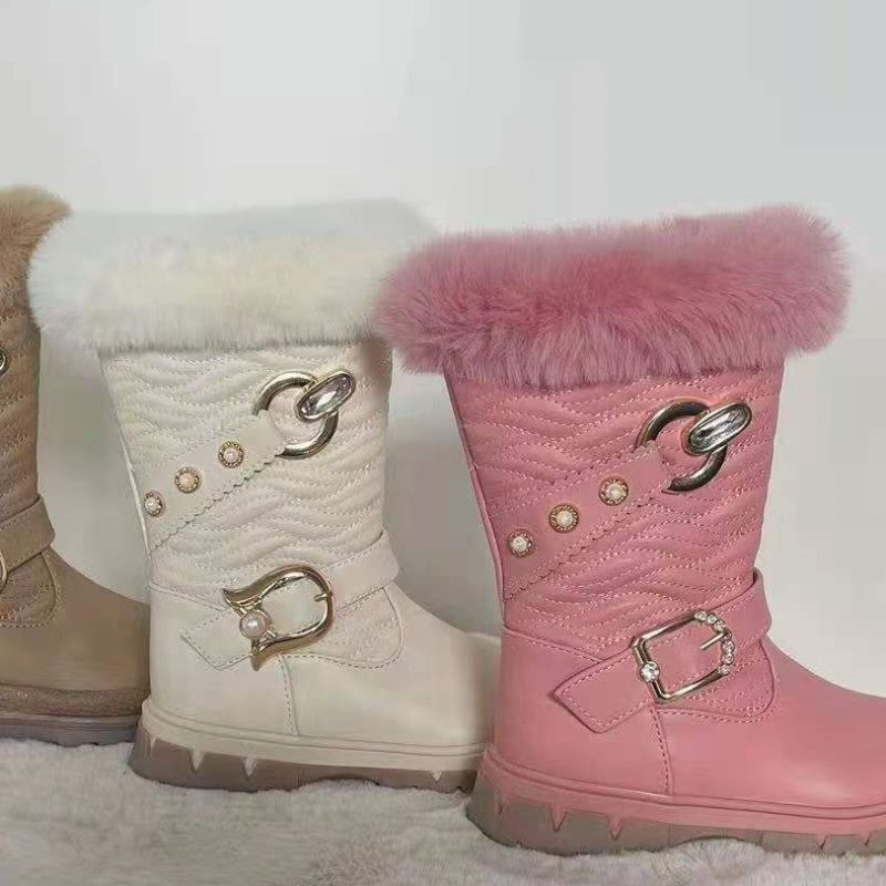 Wholesale All Comfortable Soft Soled Casual Shoes Warm Shoes New Fashion Shoes Girls Boots 66 Specification drawing