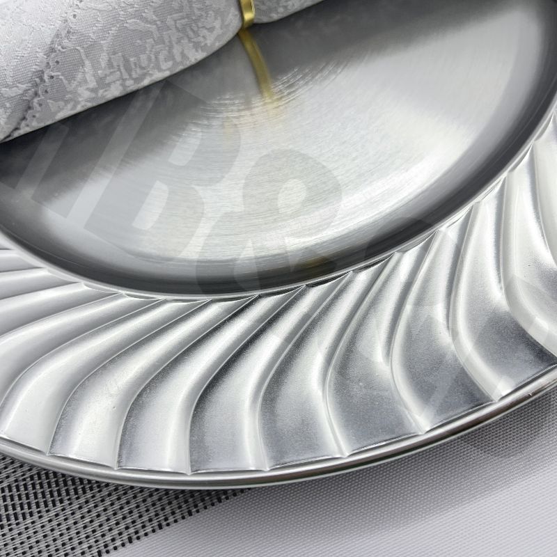 New Placemat Plate Wave Plate Wedding Banquet Furniture Good Thing details Picture