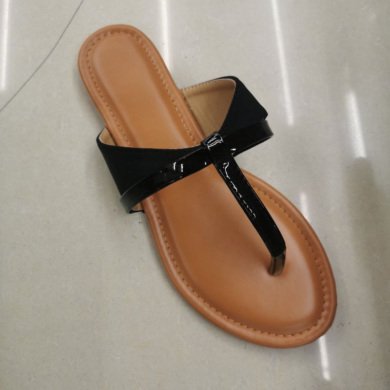 Comercio exterior transpirable suave suela nuevo producto sandalias de boca clara nuevo estilo cool slip zapatos planos verano nuevo estilo casual exterior uso plano zapatillas frescas mujeres