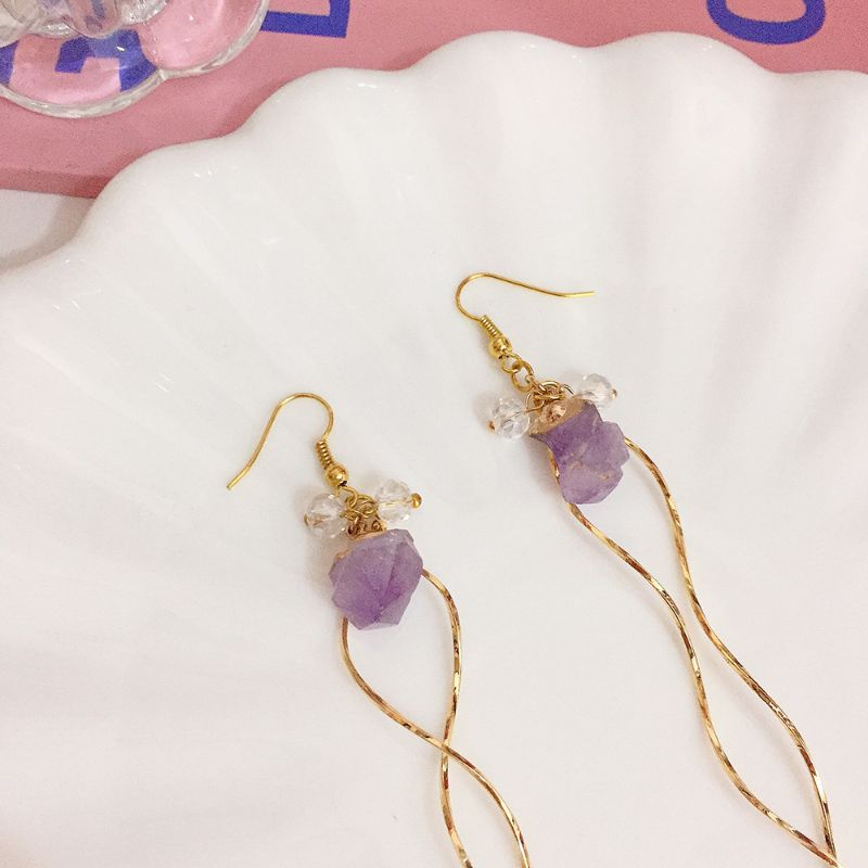 时髦气质耳环/不规则/长款配件产品图