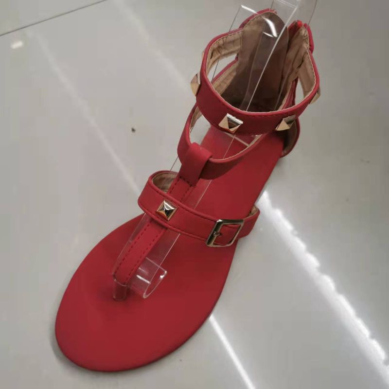 New summer casual outerwear flat sandals for women, new foreign trade breathable soft-soled products, shallow sandals, flip-flops and flat shoes Specification image