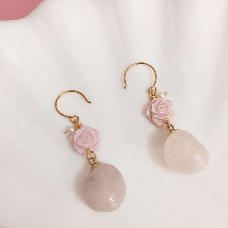 时髦气质耳环/抽象复古/不规则产品图