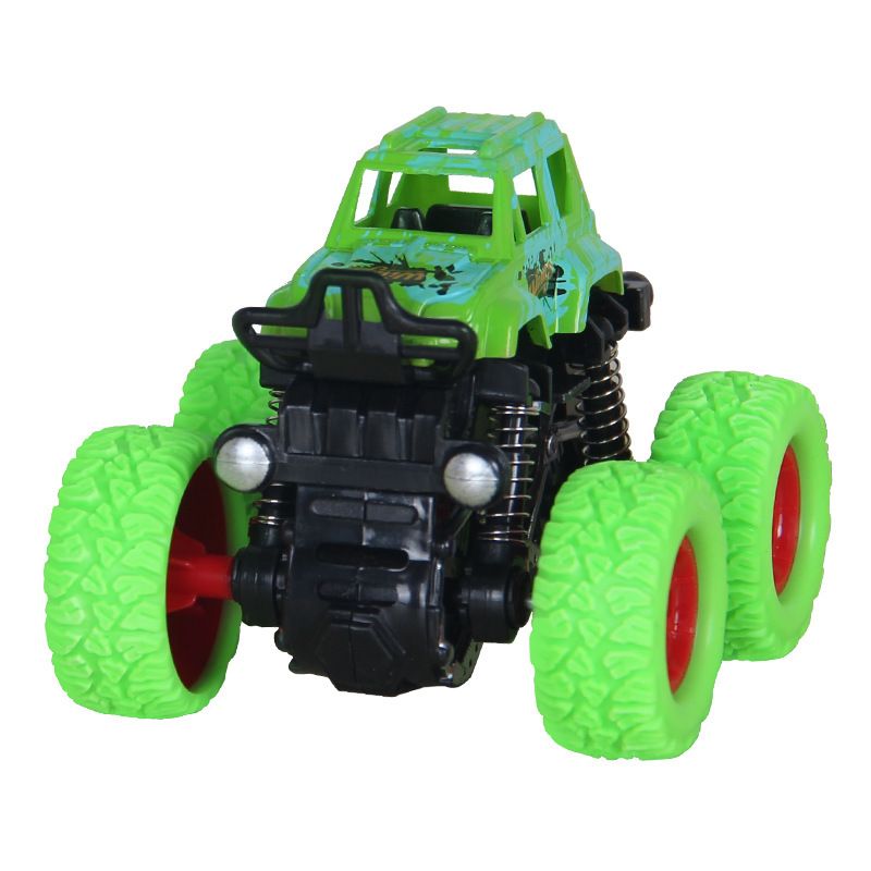 Car toy inertia pull back off-road vehicle cross-border dump car model four-wheel drive stunt children's toy car Item Picture