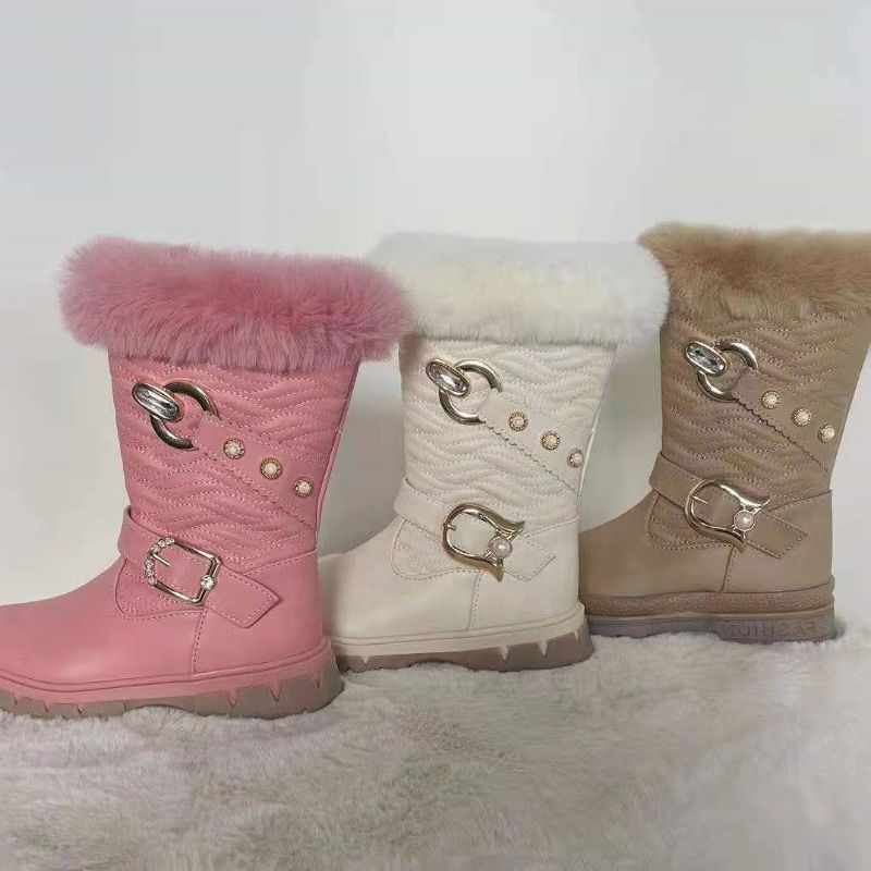 Wholesale All Comfortable Soft Soled Casual Shoes Warm Shoes New Fashion Shoes Girls Boots 66 details Picture