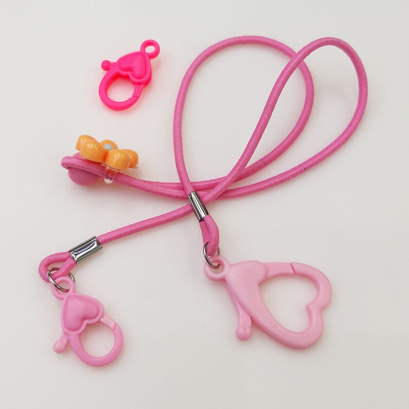 Plastic heart-shaped lobster hook, plush toy hook, keychain, light bulb hook Specification image