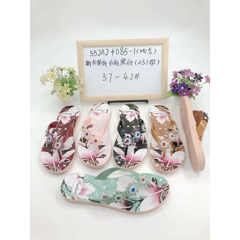 人字拖鞋蝴蝶新款外穿夏时尚百搭凉拖鞋新款女拖凉拖义乌王朱信鞋业4548