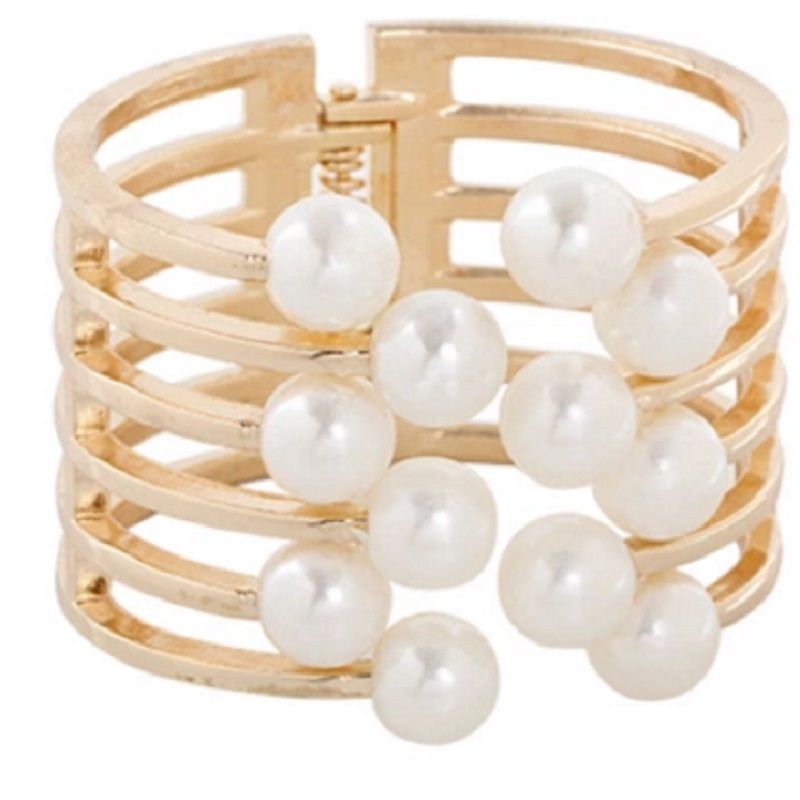 锌合金手镯，秀美简洁时尚大气，欧美流行，中性风