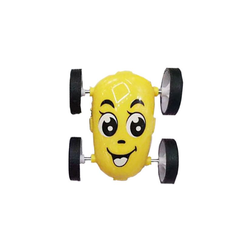Smiling face double-sided inertial cart, street stall toys, children's toys Item Picture