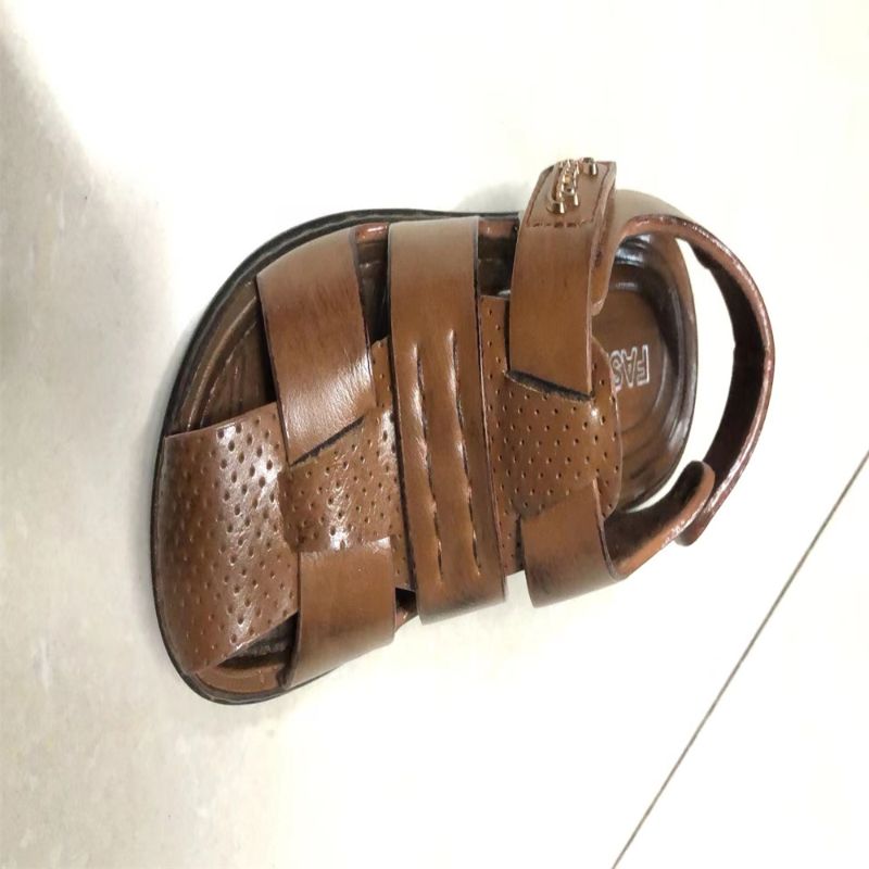 Men's Sandals Casual Slippers Foreign Trade Wholesale Men's Sandals Summer New Open-Toe Sandals Men's Beach Shoes details Picture