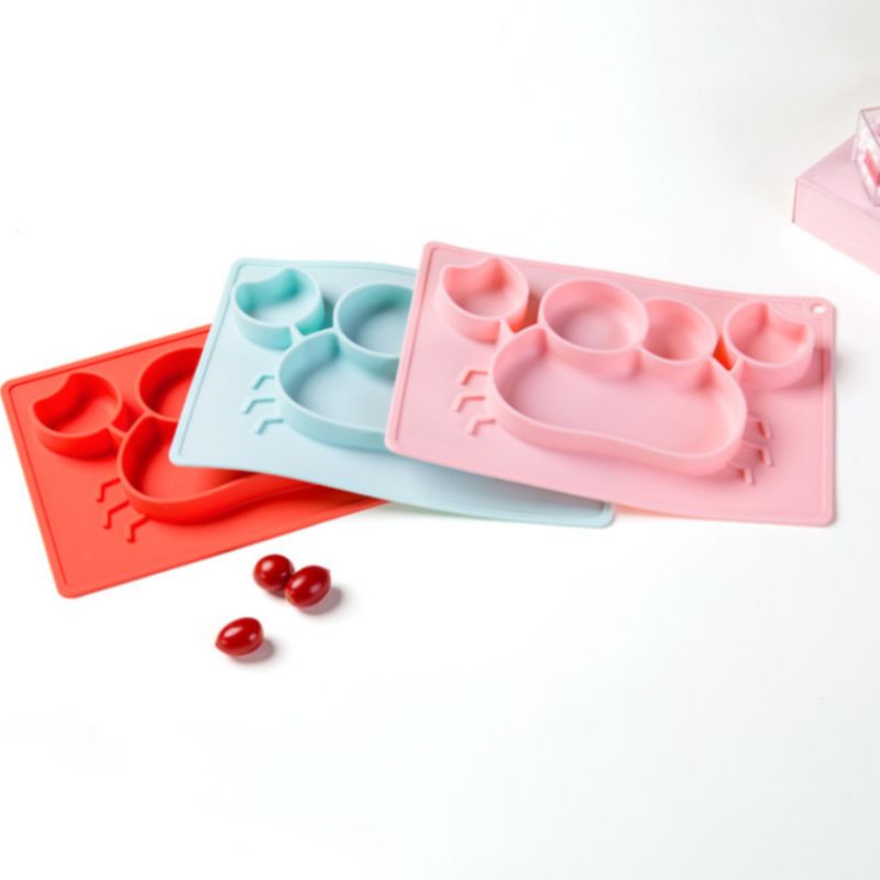 Crab silicone dinner plate pad suction cup Application Scenario