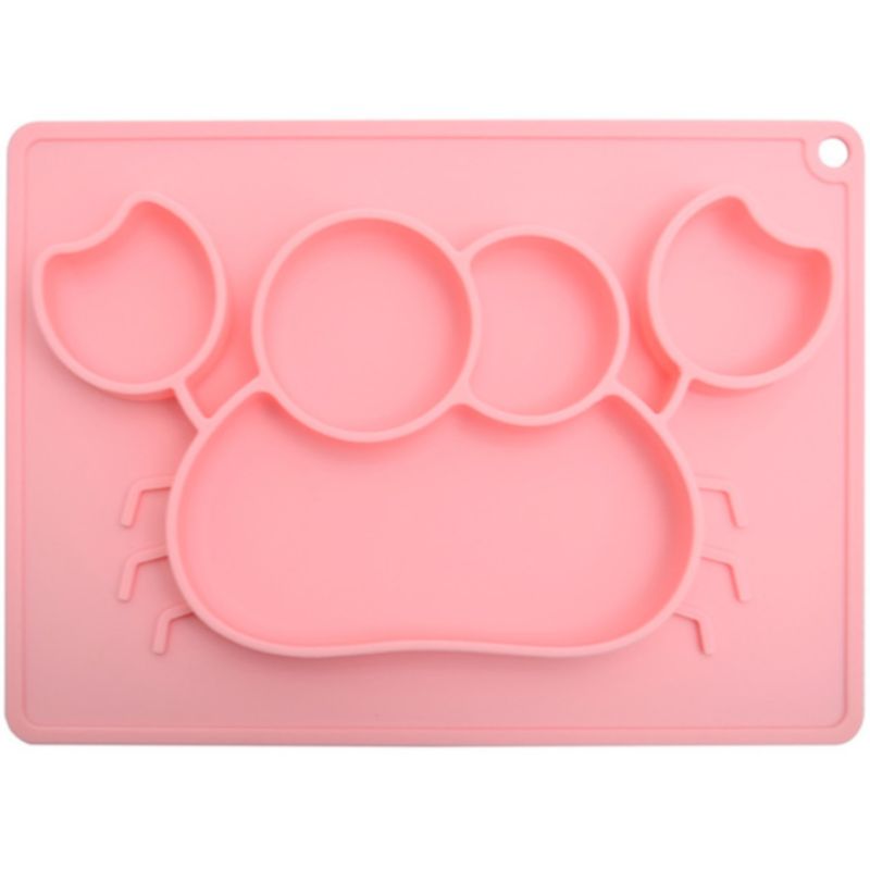 Crab silicone dinner plate pad suction cup Specification image
