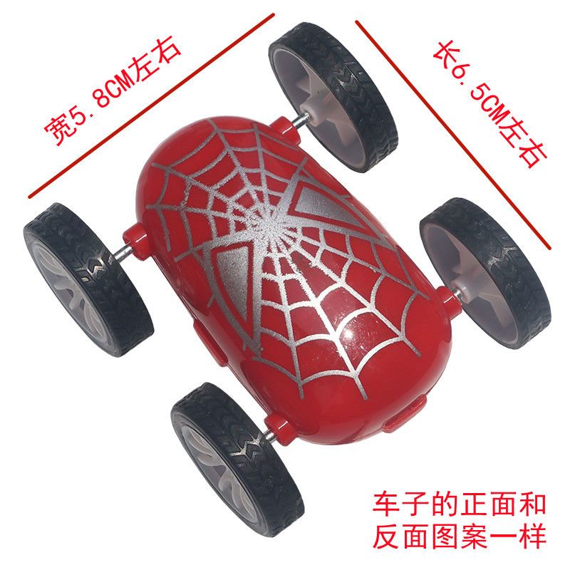 Spider-man Double-sided inertial car, street stall toys, children's toys Item Picture