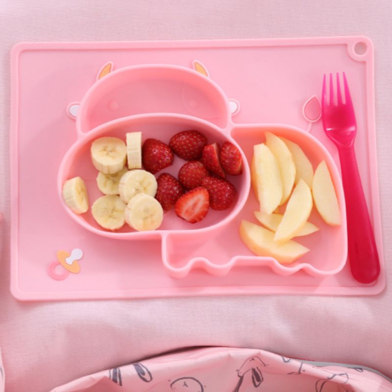 Baby dinner plates, suction cups, bowls and compartments Specification image