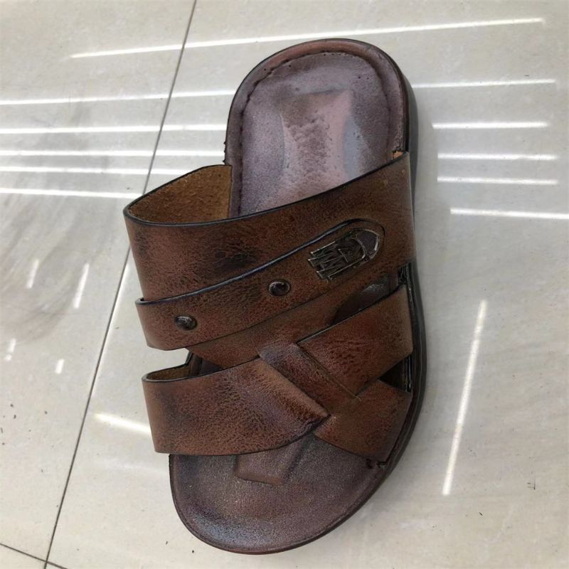 Foreign Trade Wholesale Men's Sandals Summer New Open-Toe Sandals Men's Beach Shoes Specification drawing