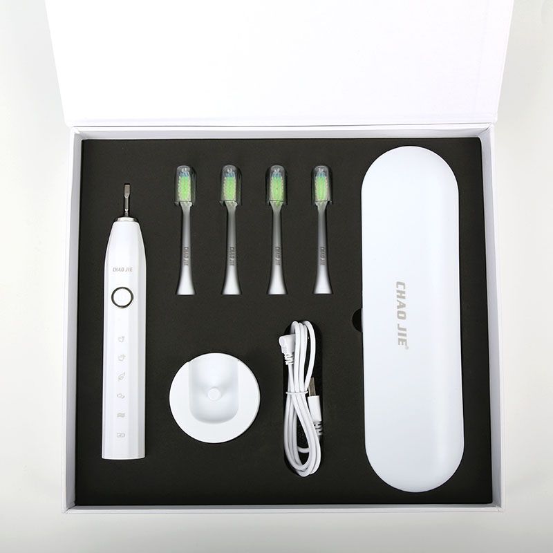 Ultra-clean magnetic levitation charging Sonic electric toothbrush 3023 white high-end gift box travel set thumbnail
