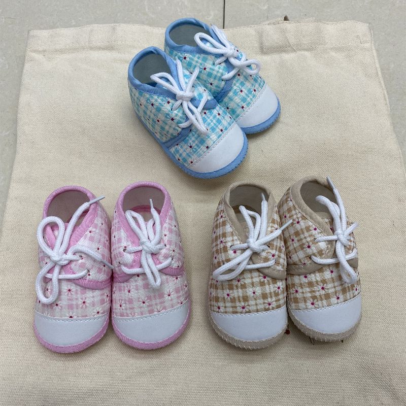 新款冬季宝宝鞋婴幼儿鞋布底保暖宝宝鞋魔术贴不掉防滑软底图