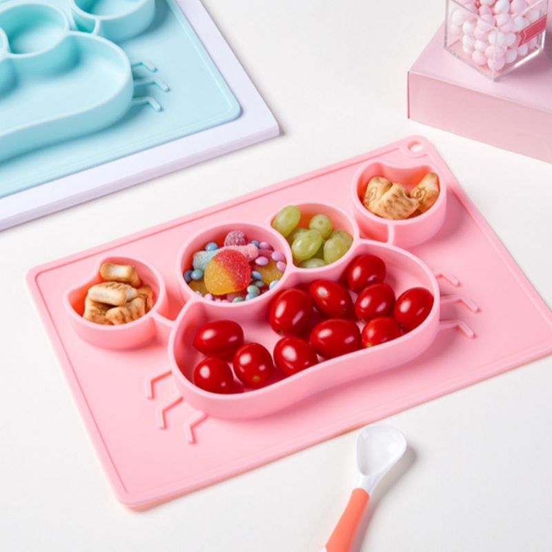 Crab silicone dinner plate pad suction cup Item Picture