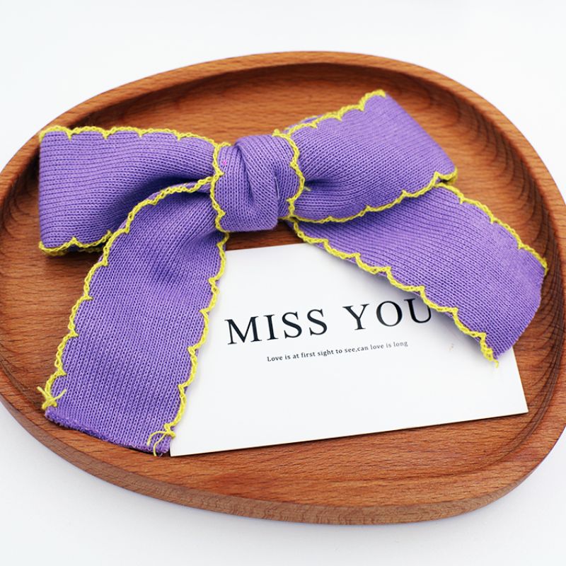 韩版新款儿童发夹少女糖果色蝴蝶结简约百搭发卡宝宝时尚头饰发饰