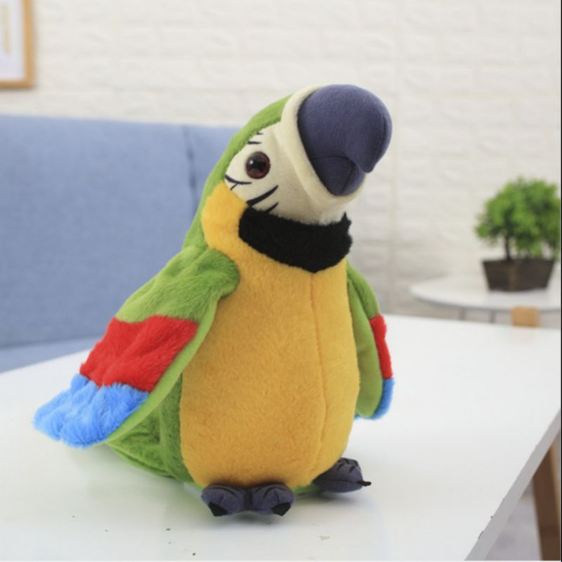 Dancing parrots sand sculptors wriggling plush parrots dancing toys singing and glowing Application Scenario