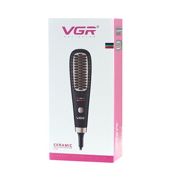 V-568 High-power straightening comb, multi-speed temperature-controlled straightening and curling tool, constant temperature and low noise curling tool for cross-border use details Picture