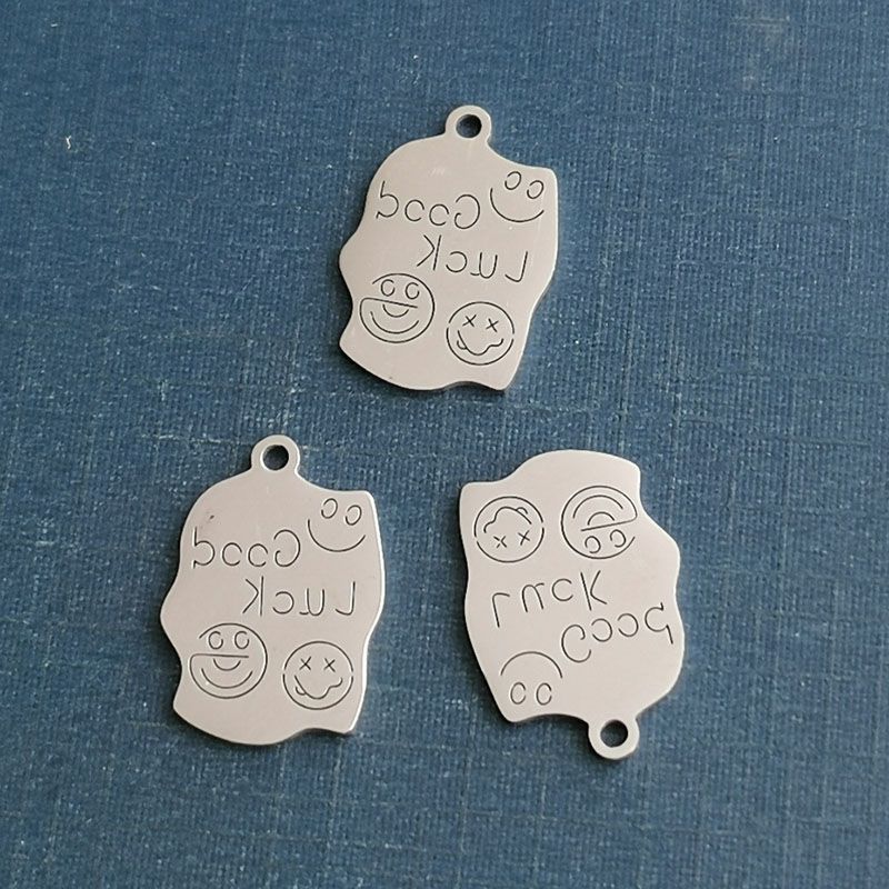 GoodLucky necklace for women, French design with English letters, collarbone chain, cold style