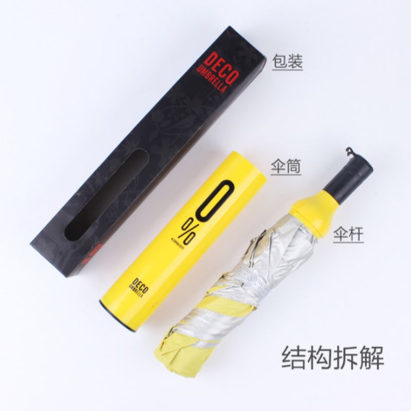 创意酒瓶伞 酒瓶雨伞 奇特礼品酒产品图