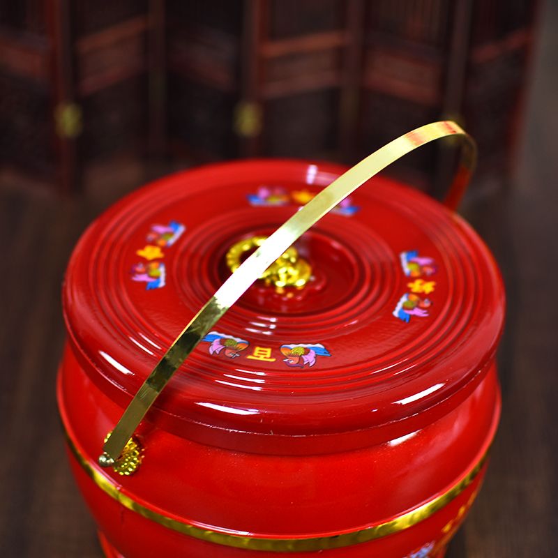 Red Wedding Grandchildren Bucket Wedding Room Decoration Bucket details Picture