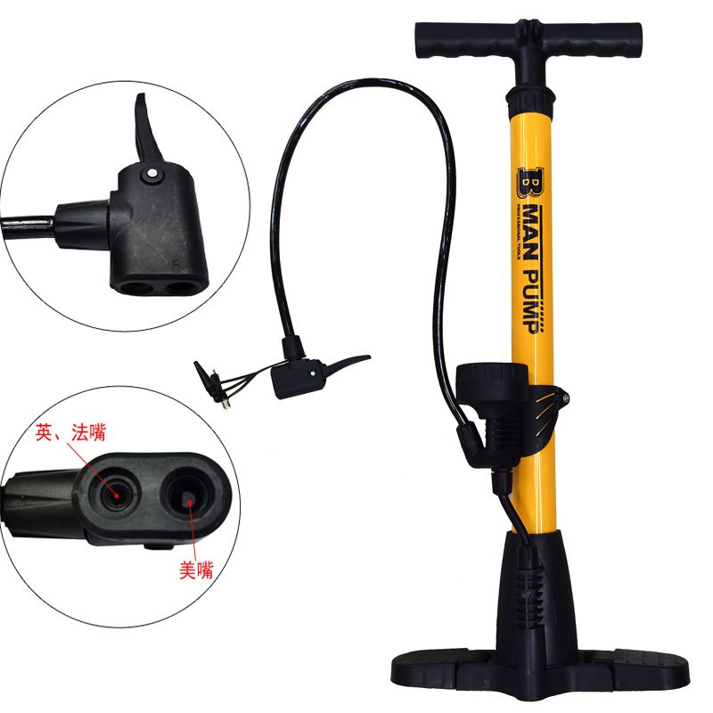 自行车打气筒/单车打气筒/落地气筒产品图