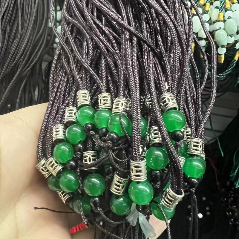 0.25 Glass Paint 8 Mm Pearl Imitation Green Agate With Alloy Flower Holder Non-Adjustable Beeswax Amber Sachet Lange Specification drawing