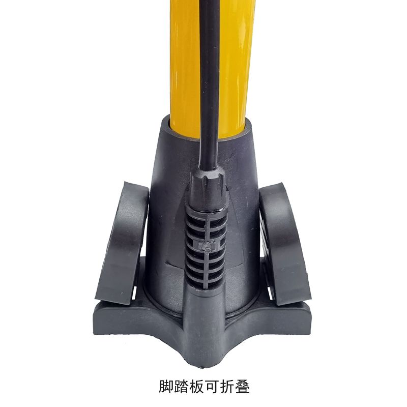 自行车打气筒/单车打气筒/落地气筒白底实物图