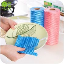 Kitchen non-woven no-wash rag 50 pieces free cut multi-purpose cleaning cloth Dishwashing cloth