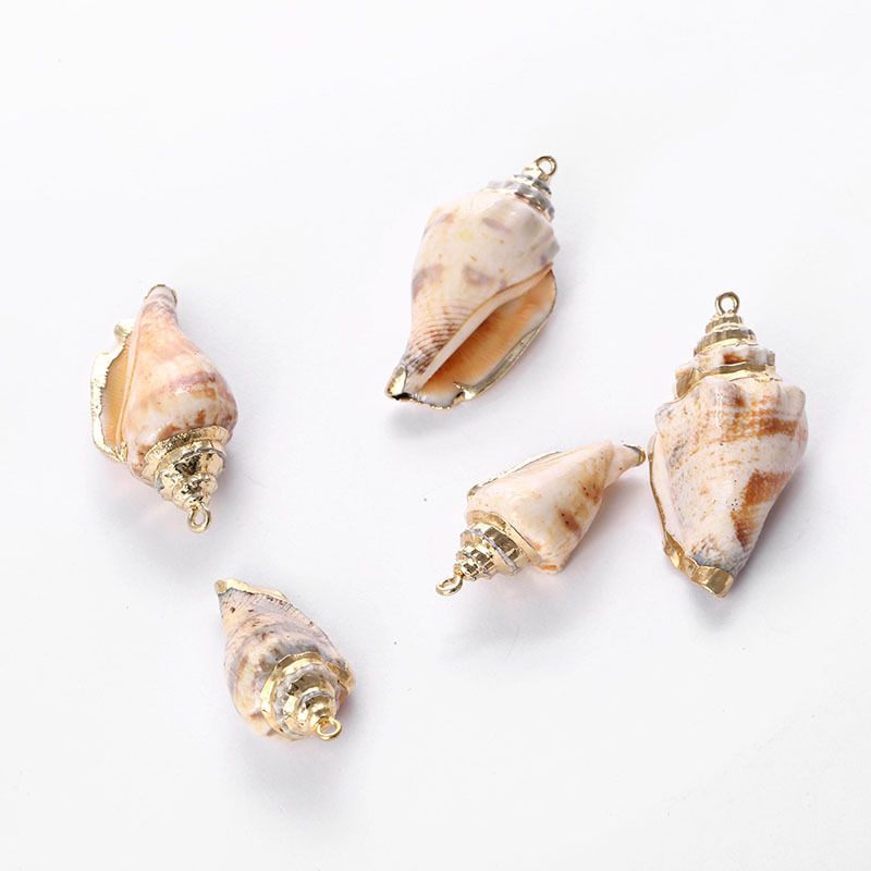 DIY shell jewelry accessories, bracelets, small conch necklaces, earrings, pendants, creative natural handcrafted jewelry accessories details Picture